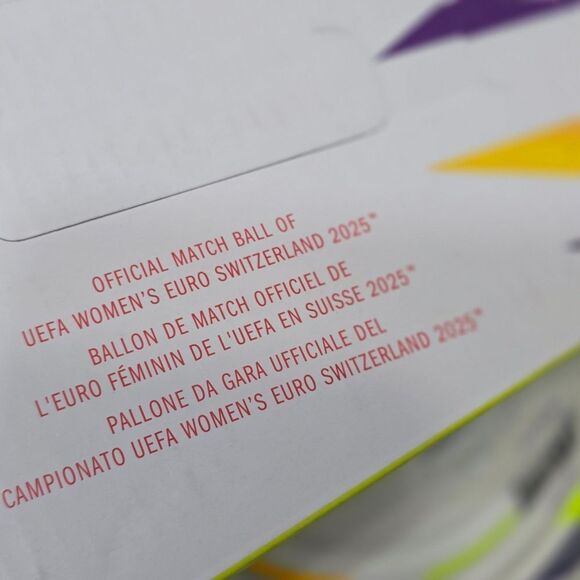Adidas UEFA Euro Pro Match Soccer Ball Women's Euro Cup Switzerland 2025 New LE - Picture 10 of 13